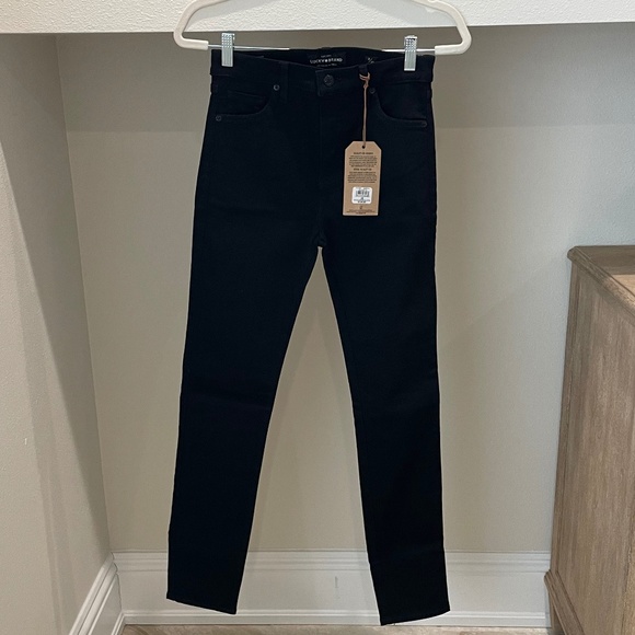 NWT Lucky Brand Scultp-ed Series Bridgette Black Skinny Jean (Size 2 / 26) - Picture 3 of 7